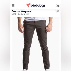 Birddog Khakis Dark Charcoal